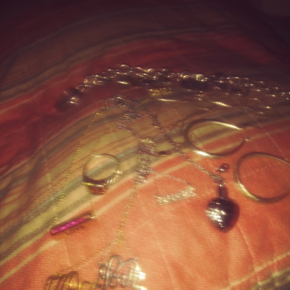 Sterling silver and gold plated jewelry bundle